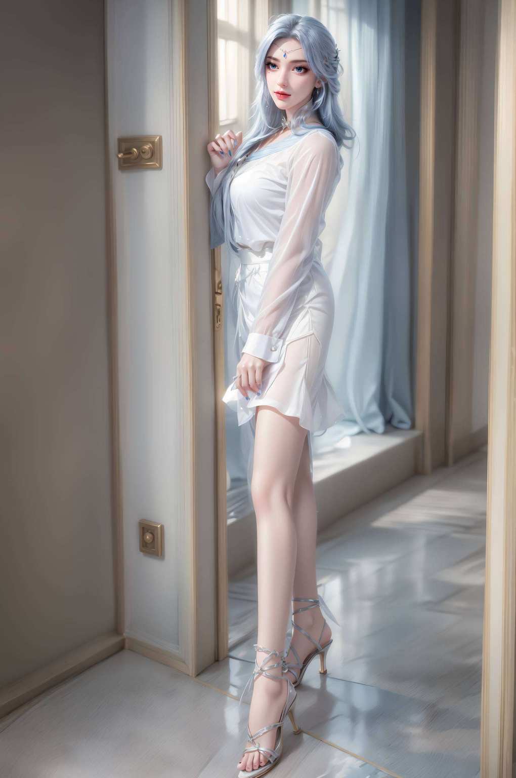 宁雨蝶那如蝶翼般轻盈的舞姿每当她的倩影跃然壁纸之上