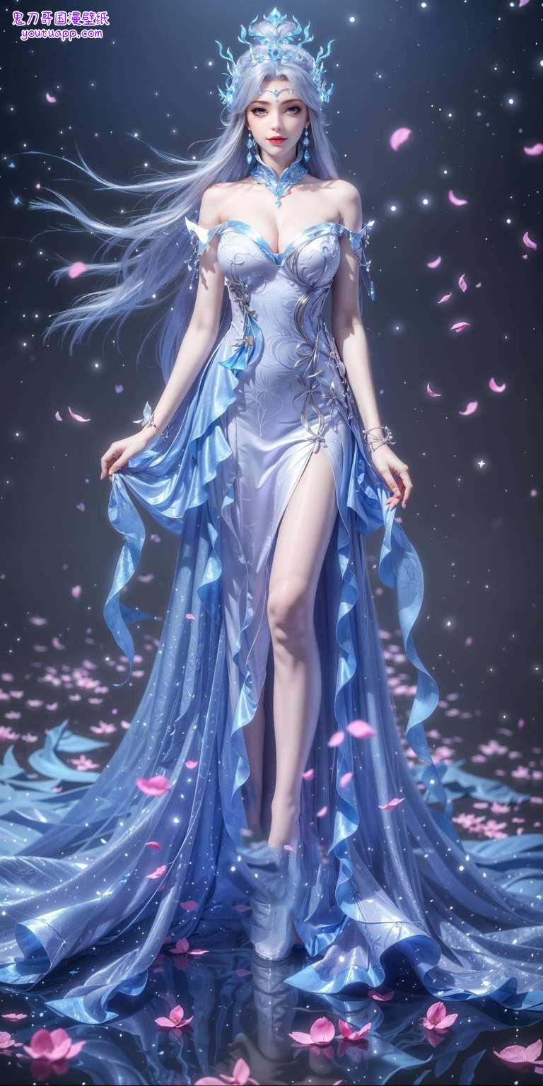这位国漫界的女神再配上“百炼成神”的特效