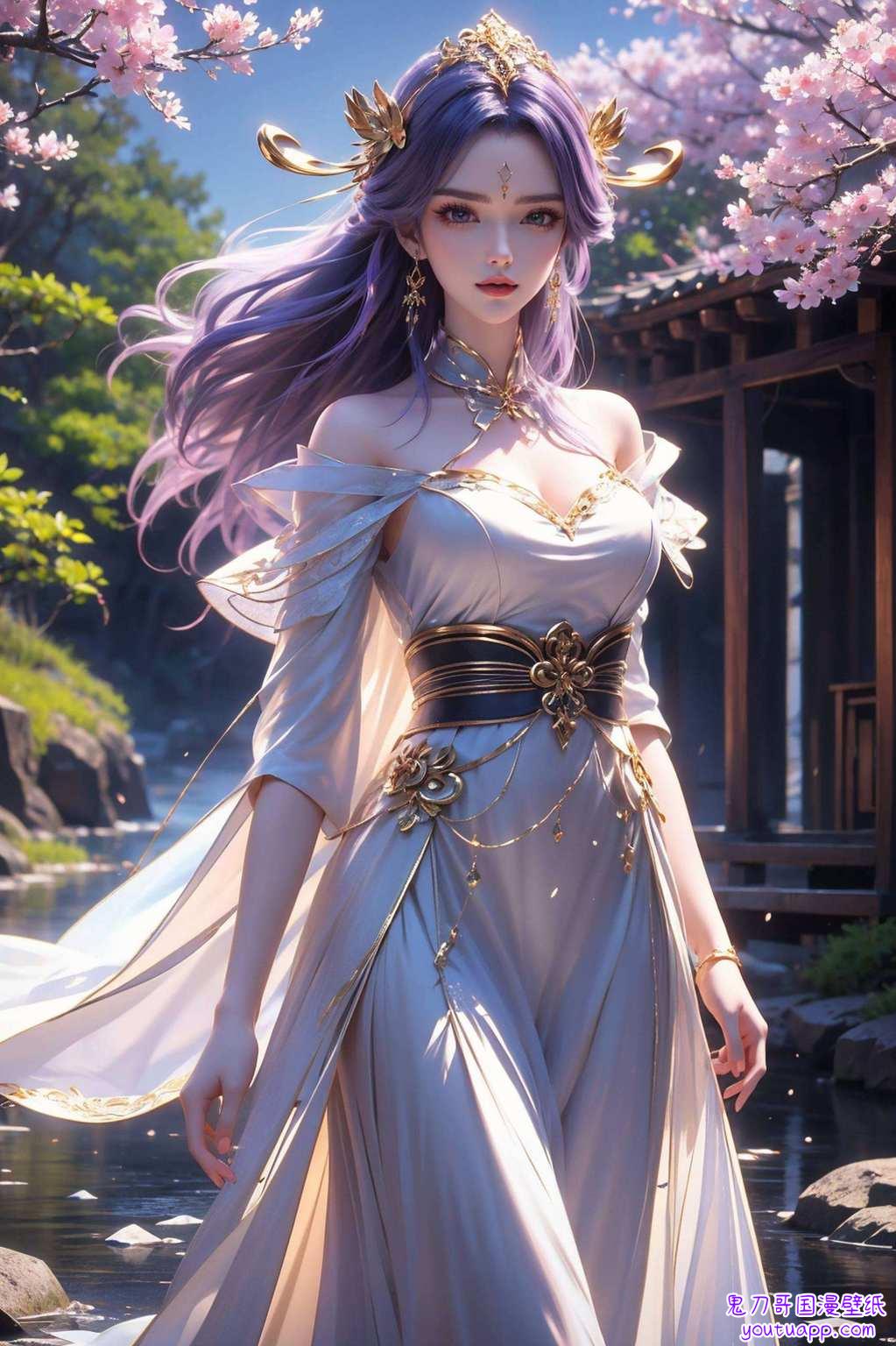 踏入绚丽的天穹之境天穹壁纸与国漫女神的完美邂逅