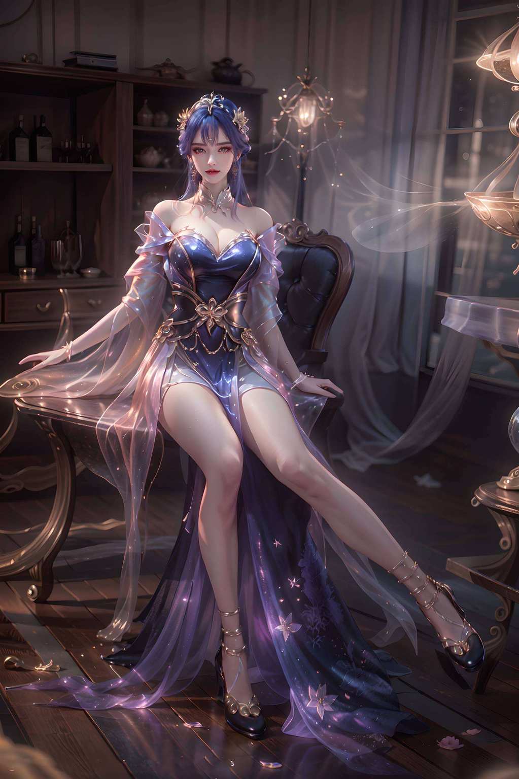 简直是百炼成神的典范！瞧这位眼神犀利的天穹女神