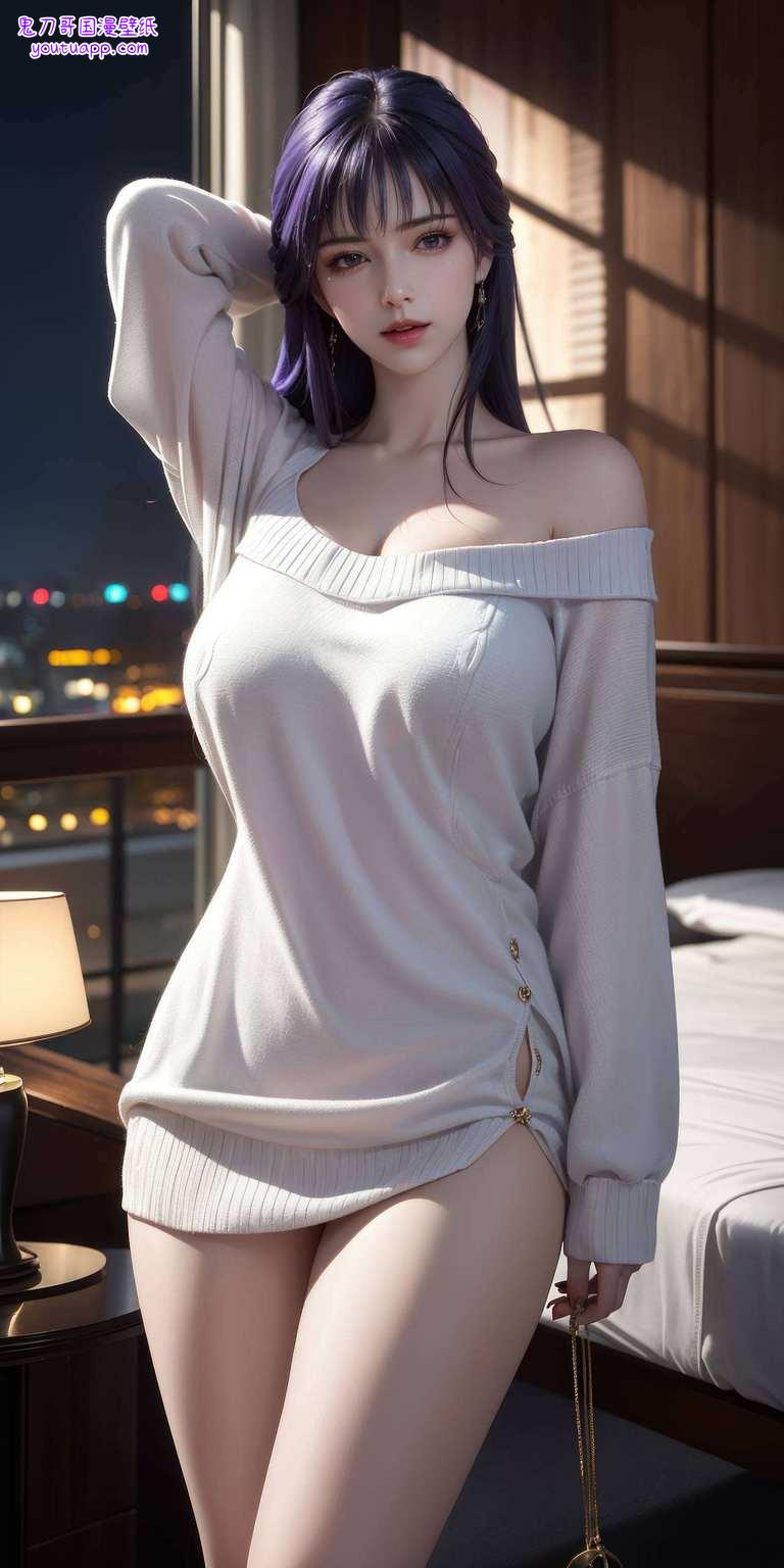 国漫女神踏云而来婉约倩影映入 iPad 艺术壁纸
