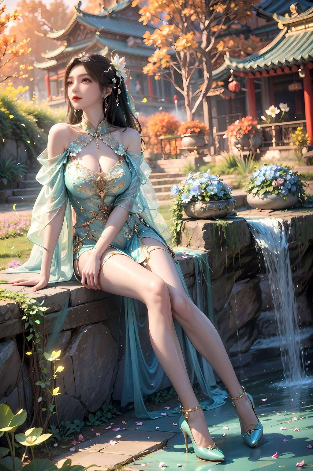 动漫美女之韵溪幼琴者
