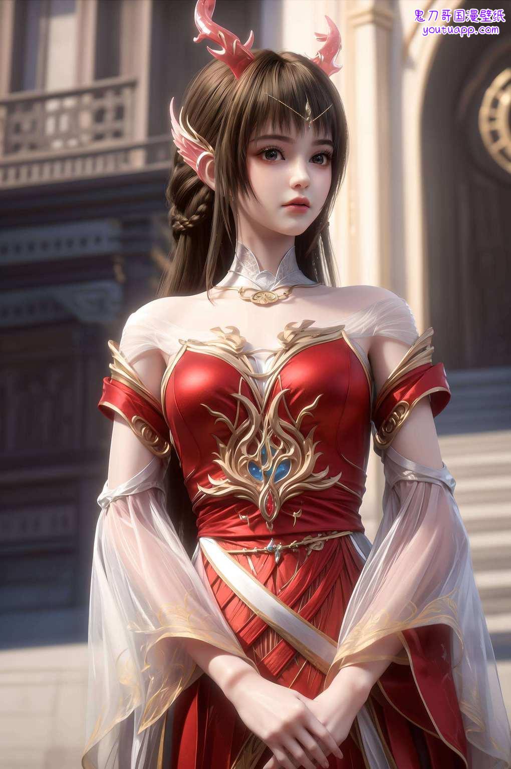 这可是融合了国漫的韵味与玄幻的神秘呢！无论是“百炼成神”里的女神快来感受这份独特的“云落壁纸”吧