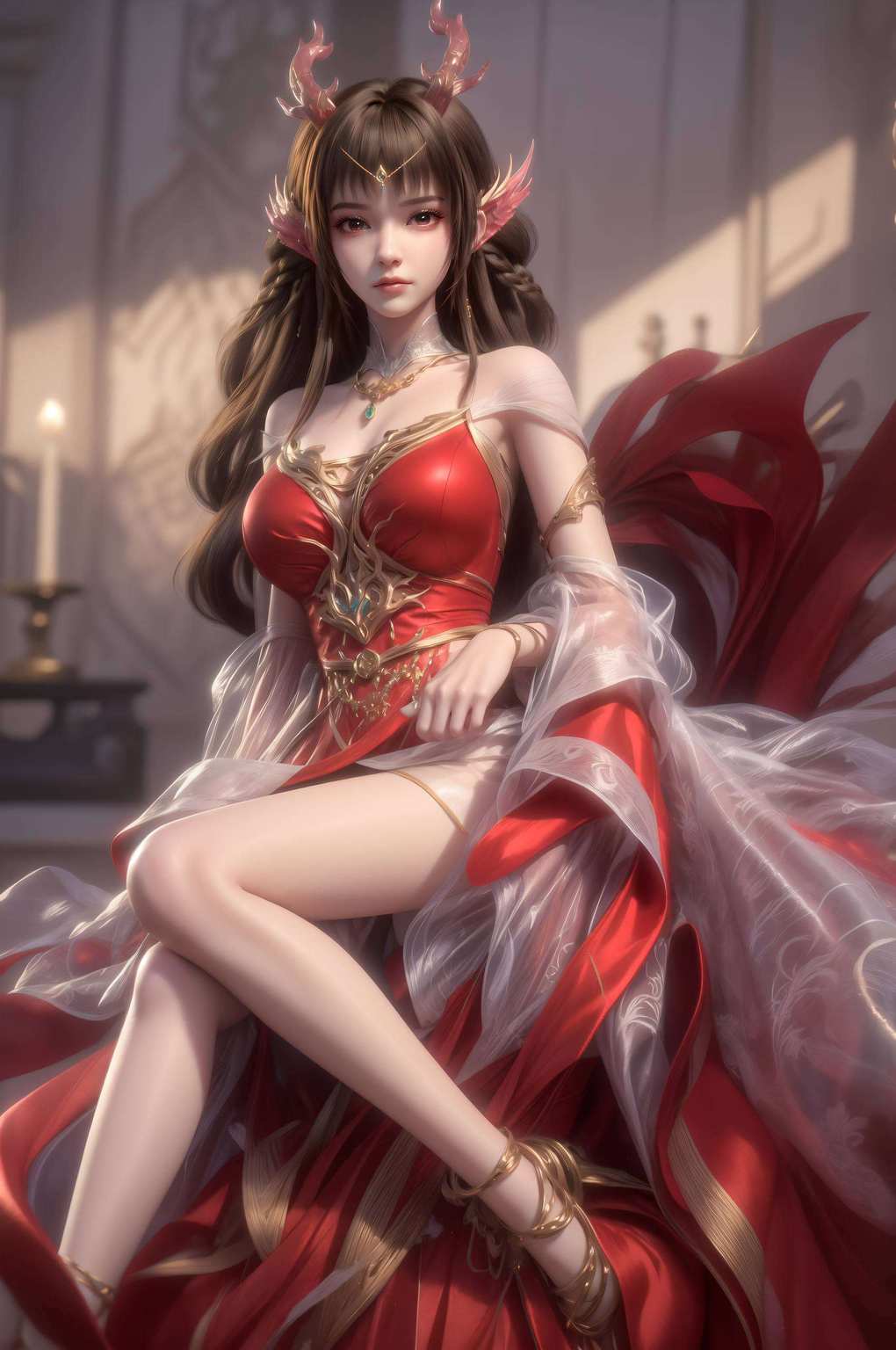 那飘逸的身影她的美