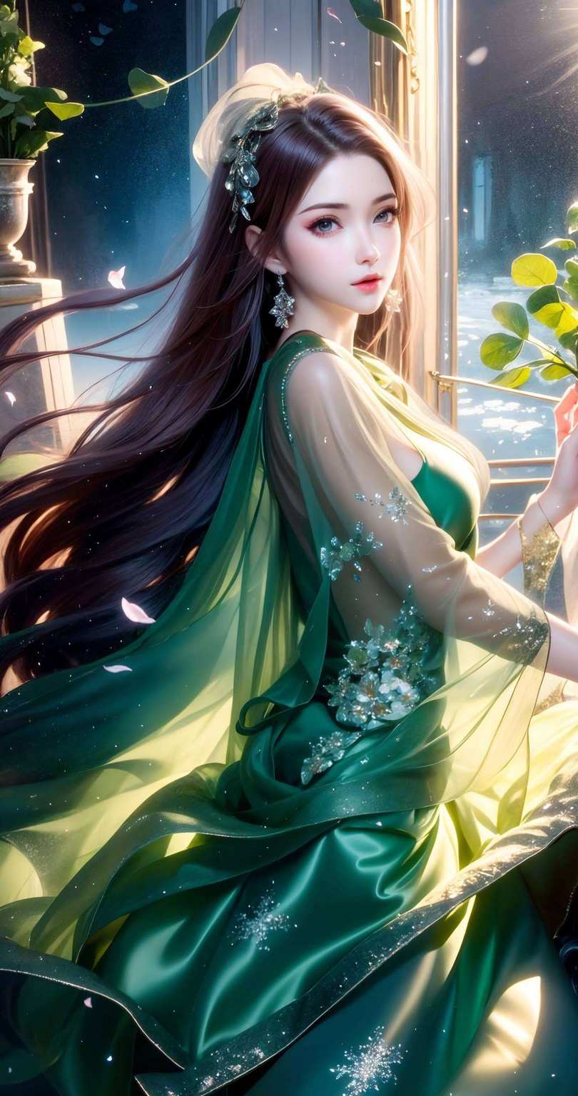 国漫佳丽映火线战场现