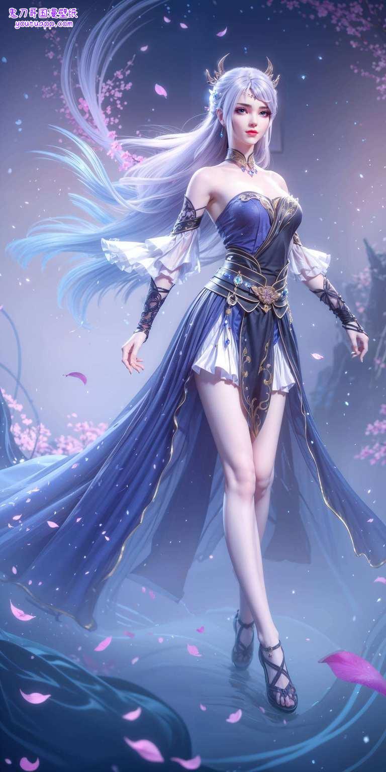 眼神深邃如梦如幻