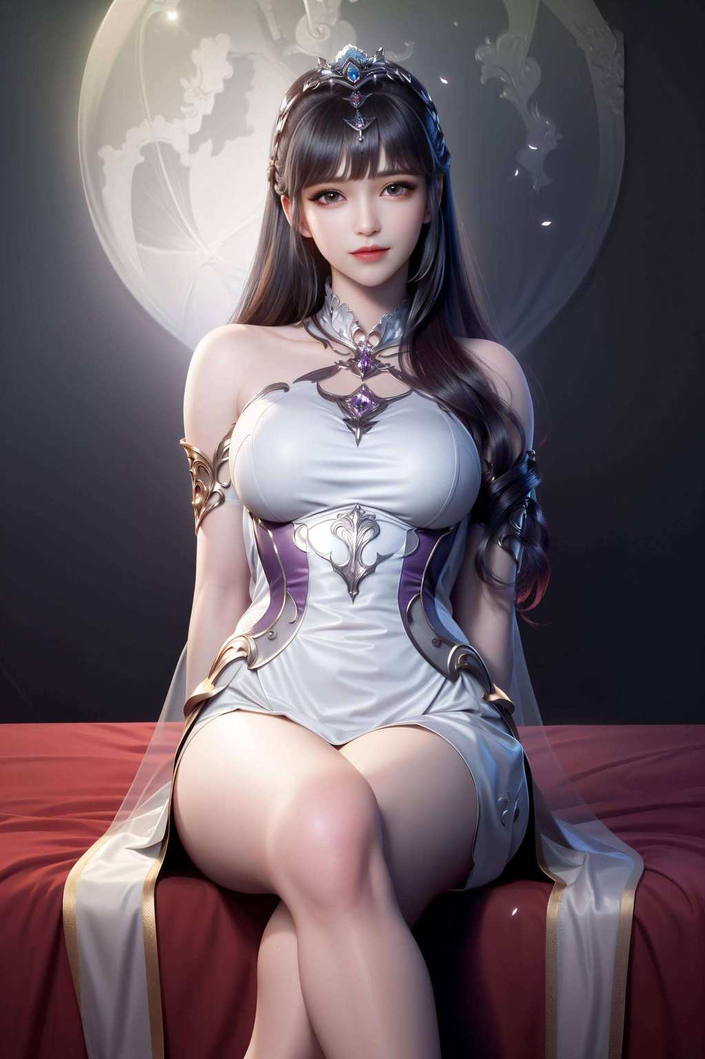 她是国漫中的女神如同艺术的瑰宝