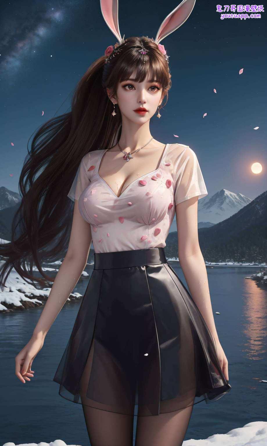 嘿把小舞这样的国漫美女设置为iPad艺术壁纸