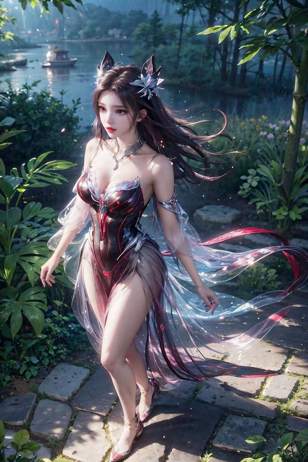 她的倩影如竹般清丽斗罗大陆的绝世美女