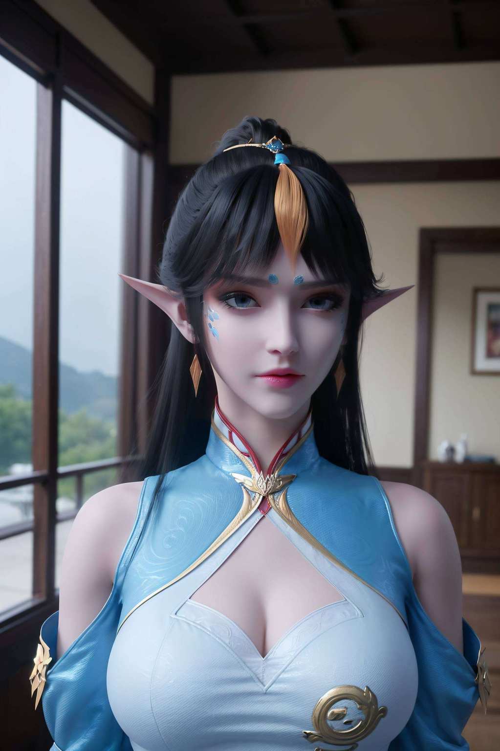 主角可是我们国漫界的女神大人——凤清儿哦！这可是斗破苍穹里的天妖凰族美女各位小伙伴！今儿给大家带来一款超级养眼的AIGC壁纸游戏壁纸ipad艺术壁纸