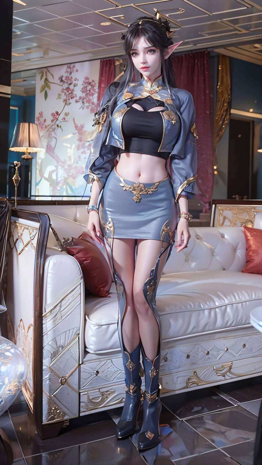 凤清儿出浴的那一幕简直就是视觉盛宴！谁让她不仅是国漫女神