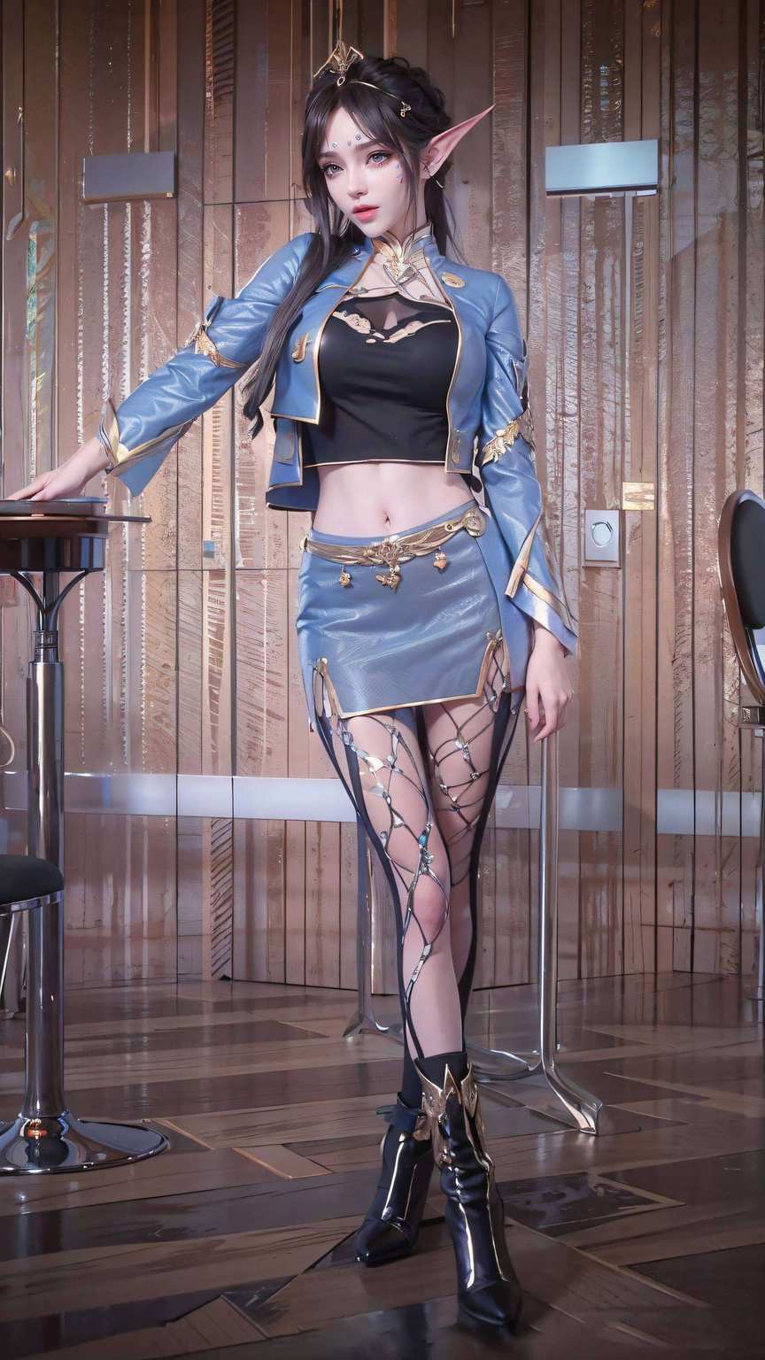 她是斗破苍穹中的高冷女神与她并排而立