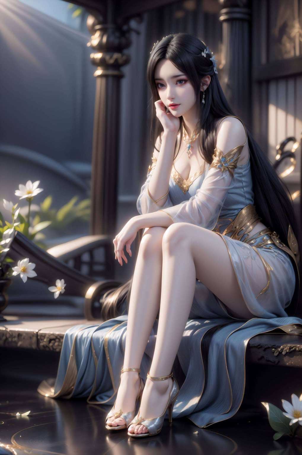 犹如画卷宛若仙子