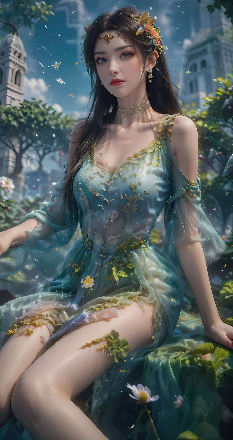 她是《斗破苍穹》中不可一世的蛇女七彩吞天蟒的化身