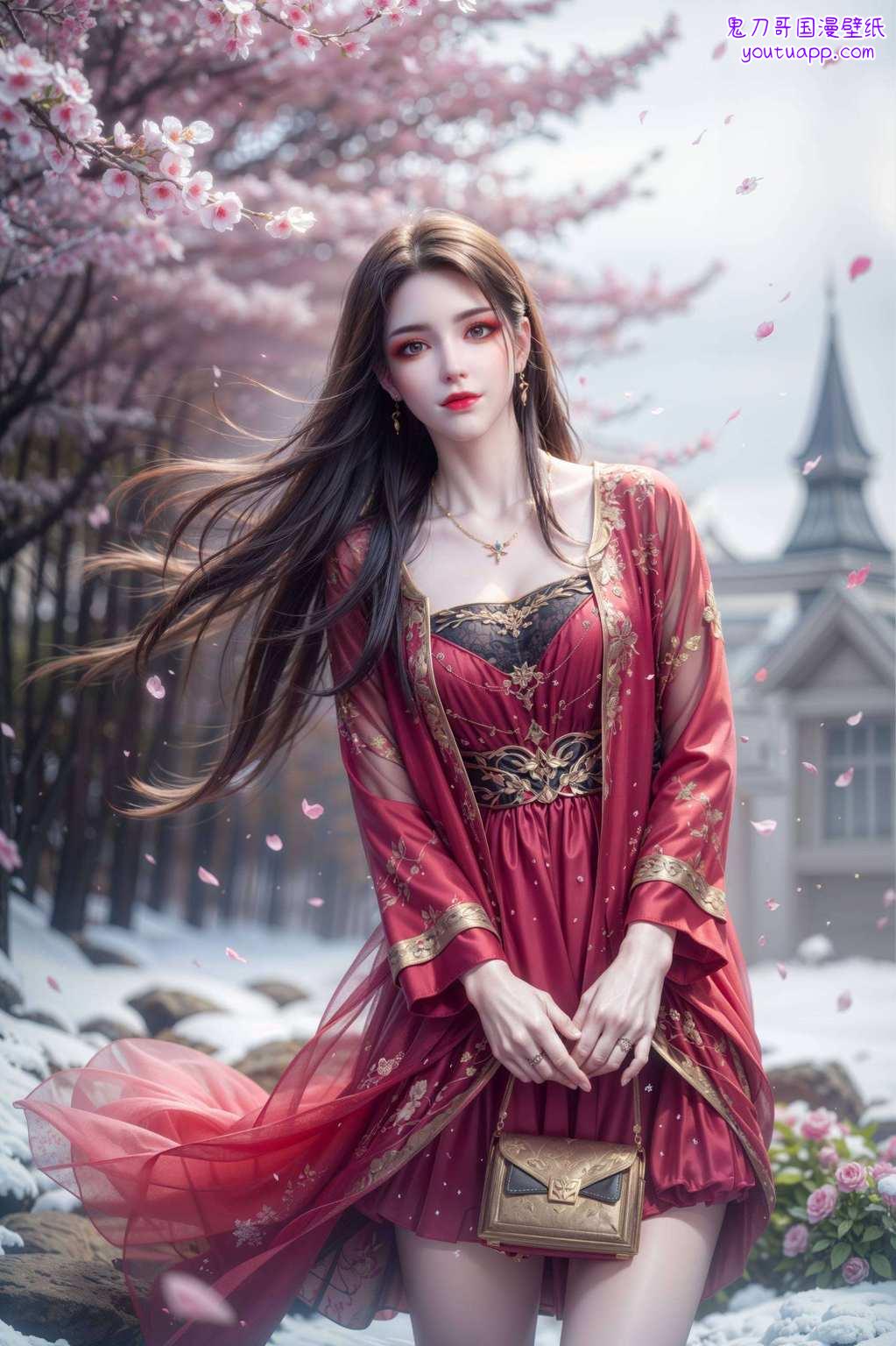 彩鳞绕身萧炎携手