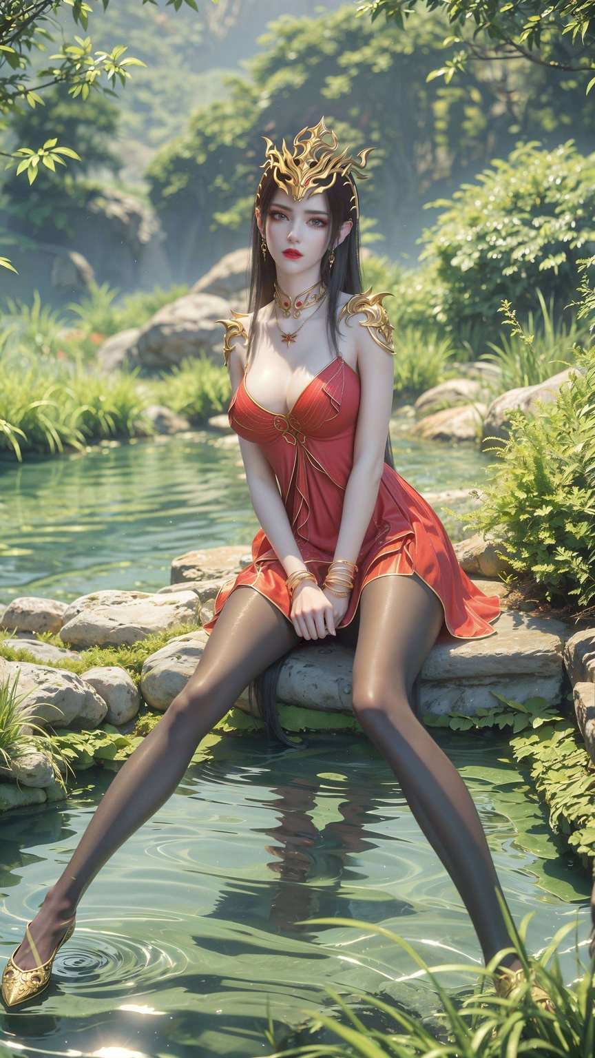 如同一幅动人的国漫艺术壁纸都是她对命运的挑战