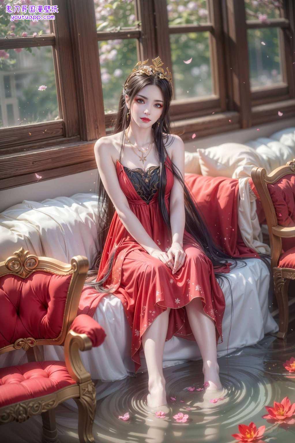 彩鳞壁纸上的她眼神犀利美杜莎小姐姐们