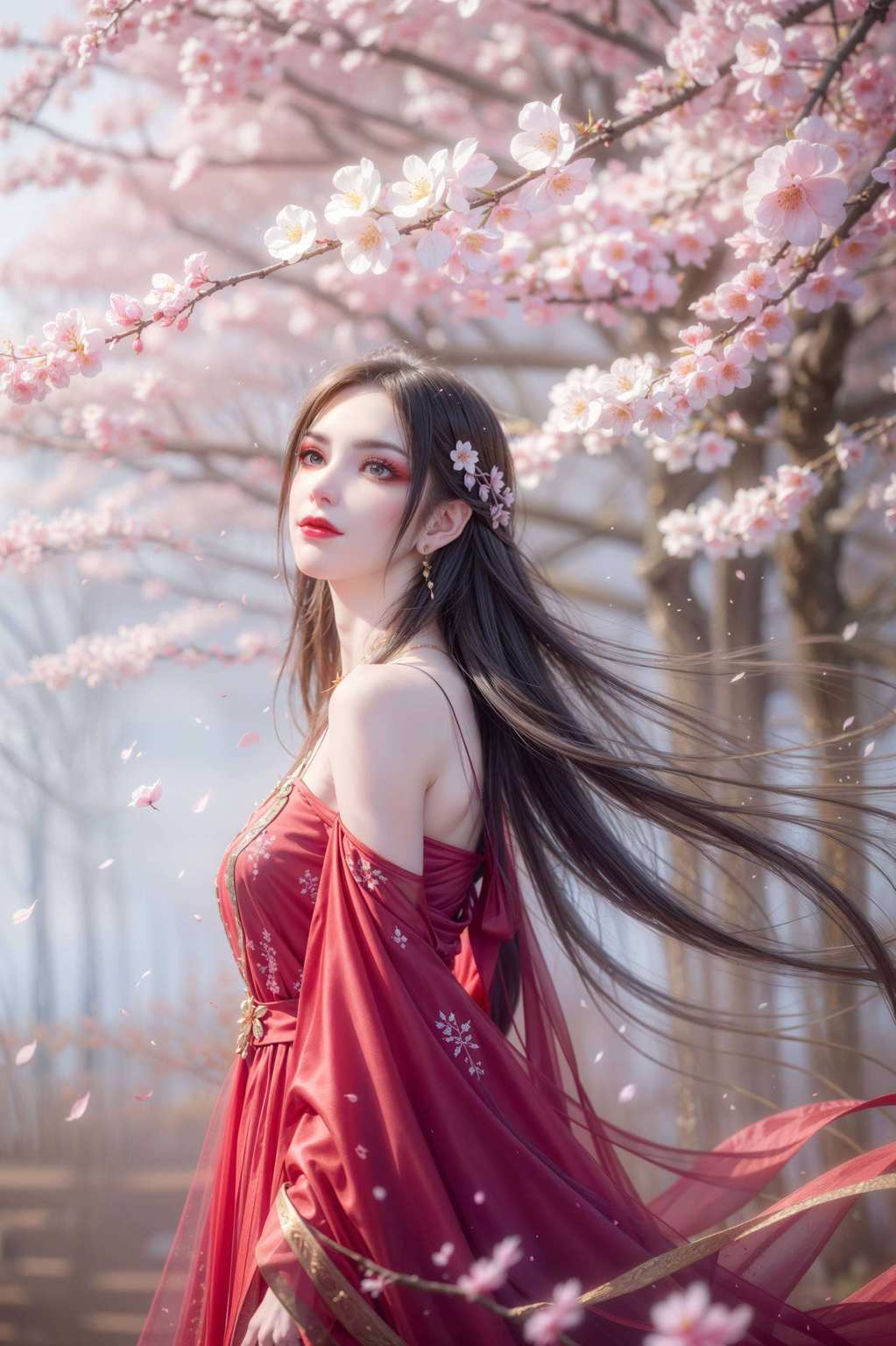 身姿曼妙将平板iPad映照成五彩斑斓的梦幻之境