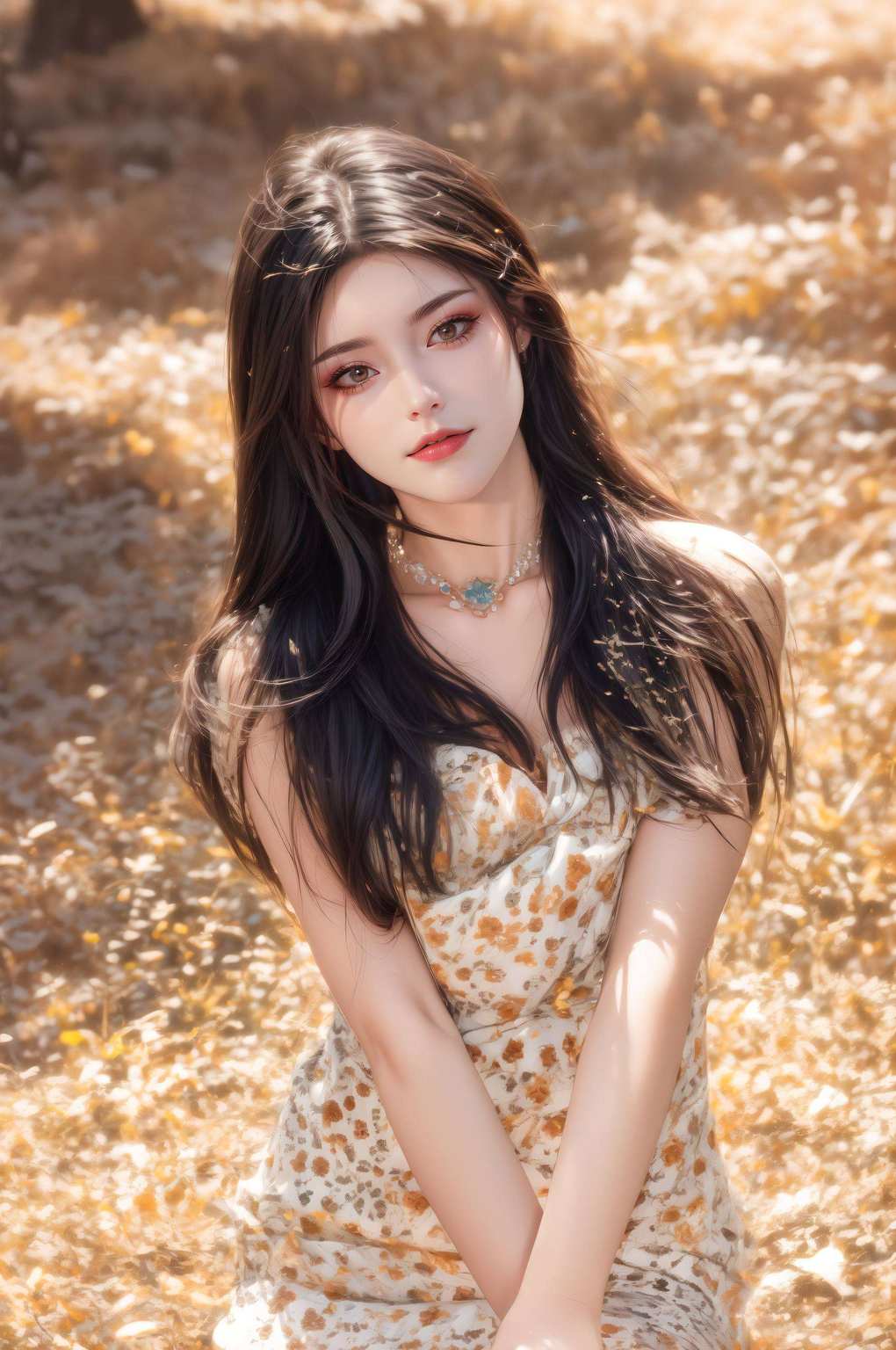 彩鳞般的壁纸映照着她的妖娆与力量两位国漫美女