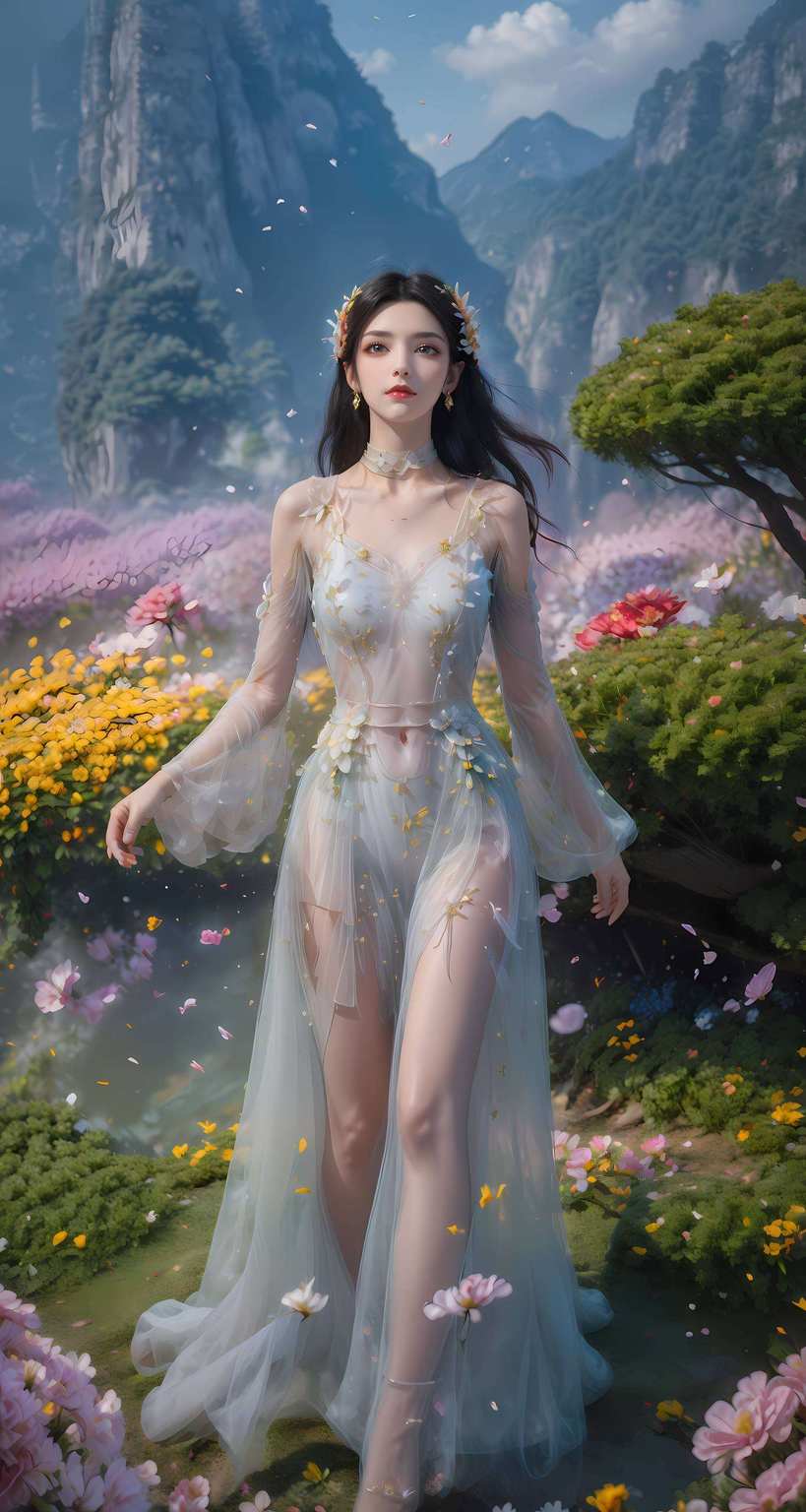 吞天蟒影隐雾中国漫美女映心扉
