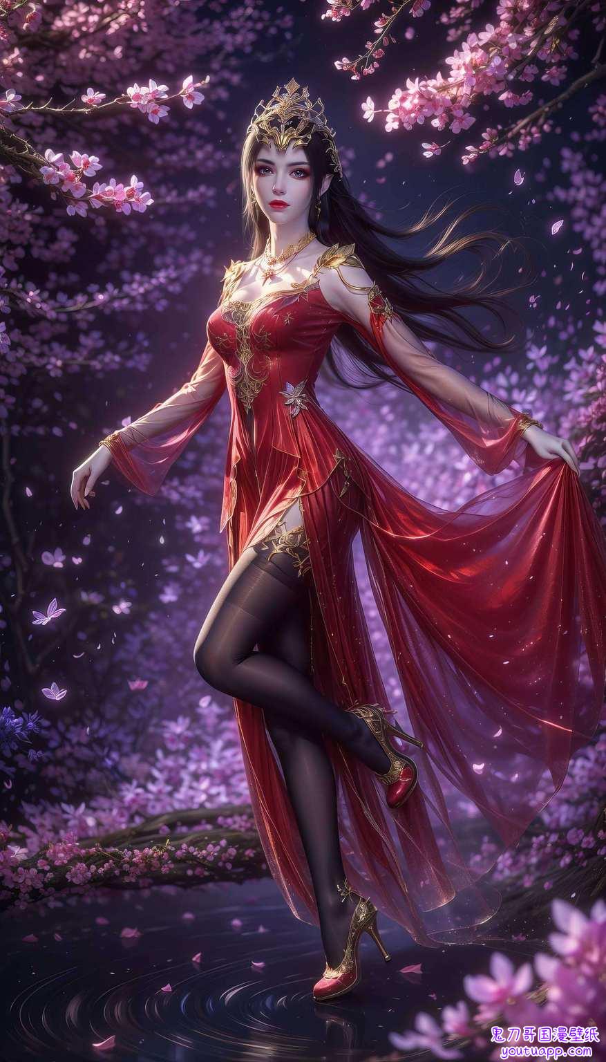 每一步都散发着女王般的气场眼神犀利
