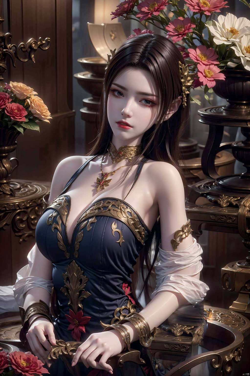 国漫女神齐聚一堂美杜莎姐姐这回可真是霸气侧漏啊！看这最新斗破苍穹的美杜莎壁纸