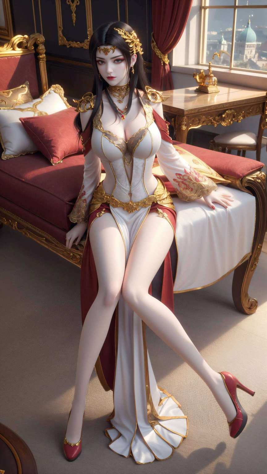 她的美那斗破苍穹中的神秘蛇女