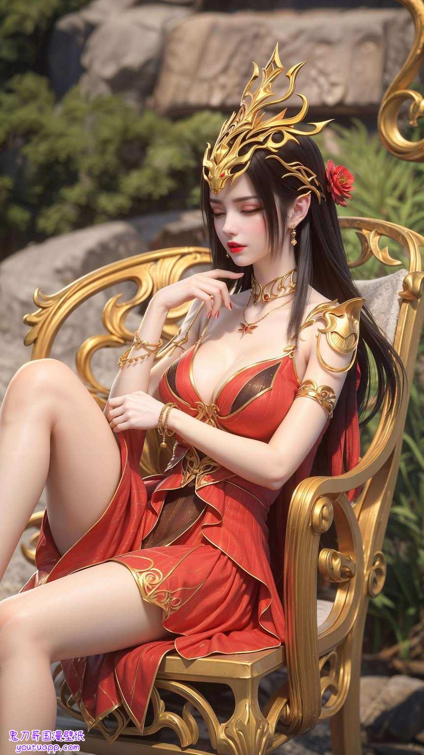 她的形象化作壁纸每一帧都流动着七彩吞天蟒的传奇色彩