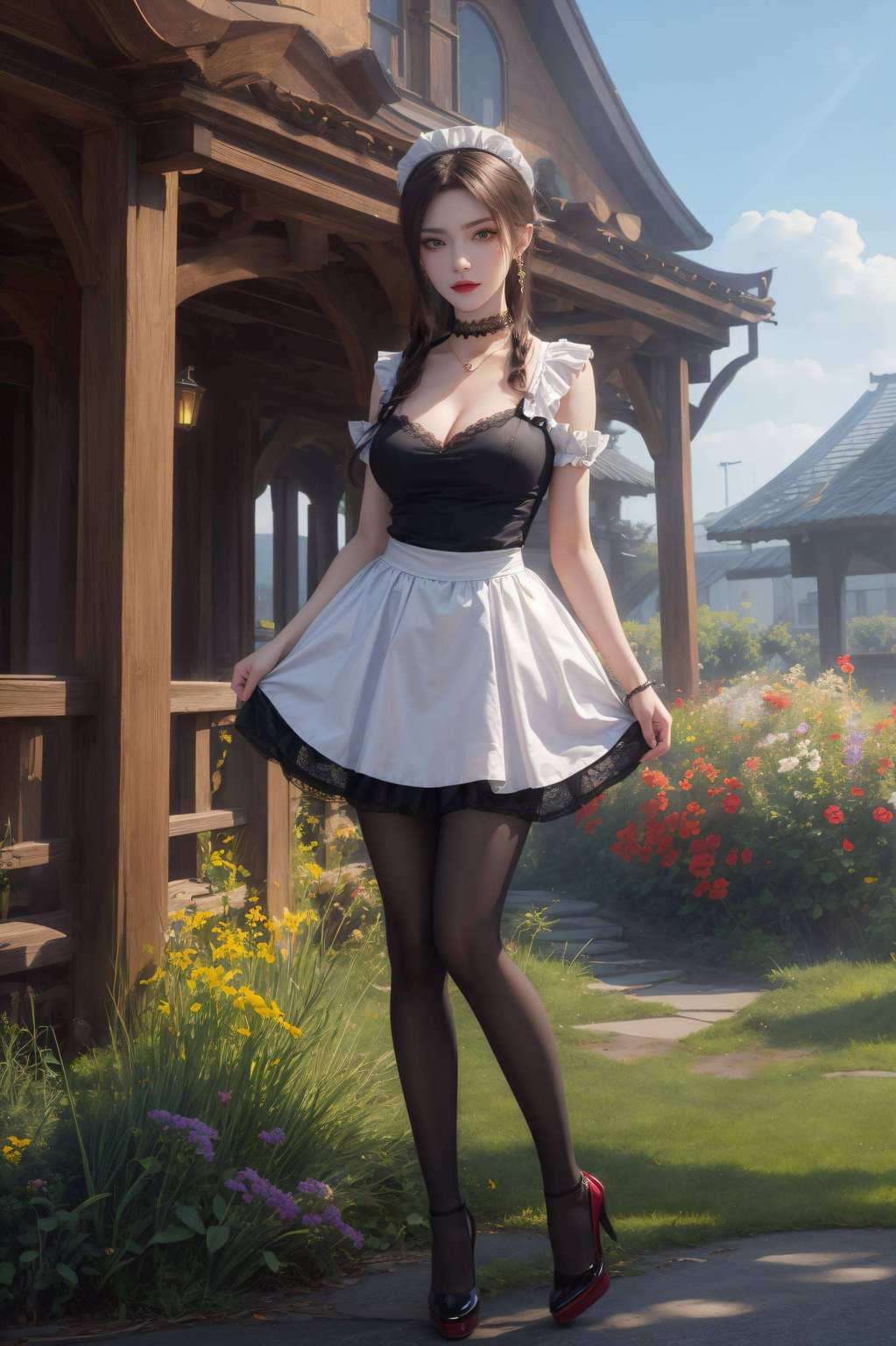 让其他动漫美女望尘莫及呢！一袭绿衣配上那双凌厉眼神