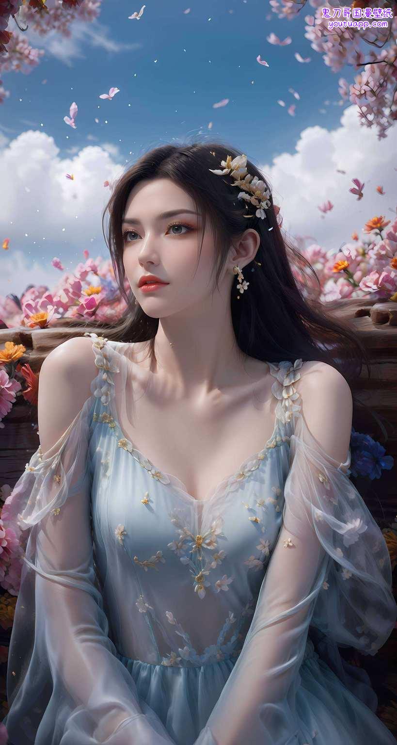 色彩斑斓得跟彩虹糖似的甜到心里去！再来个斗破苍穹的蛇女壁纸