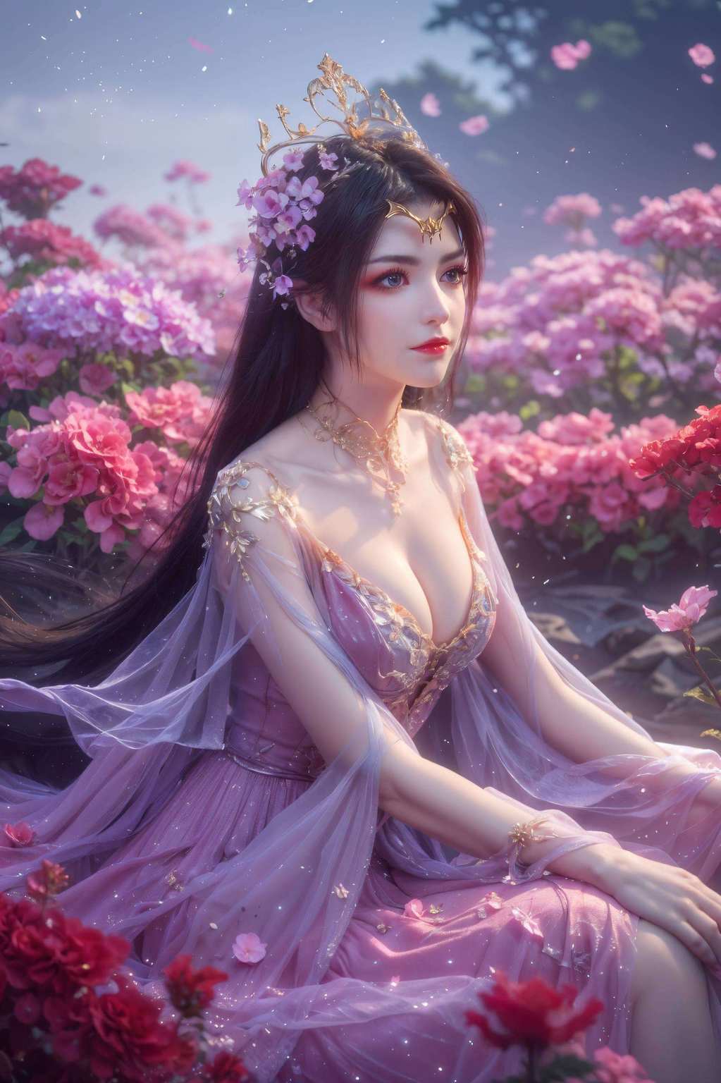 小心被她的眼神给电到了否则变成石头可就别想逃出她的手掌心啦