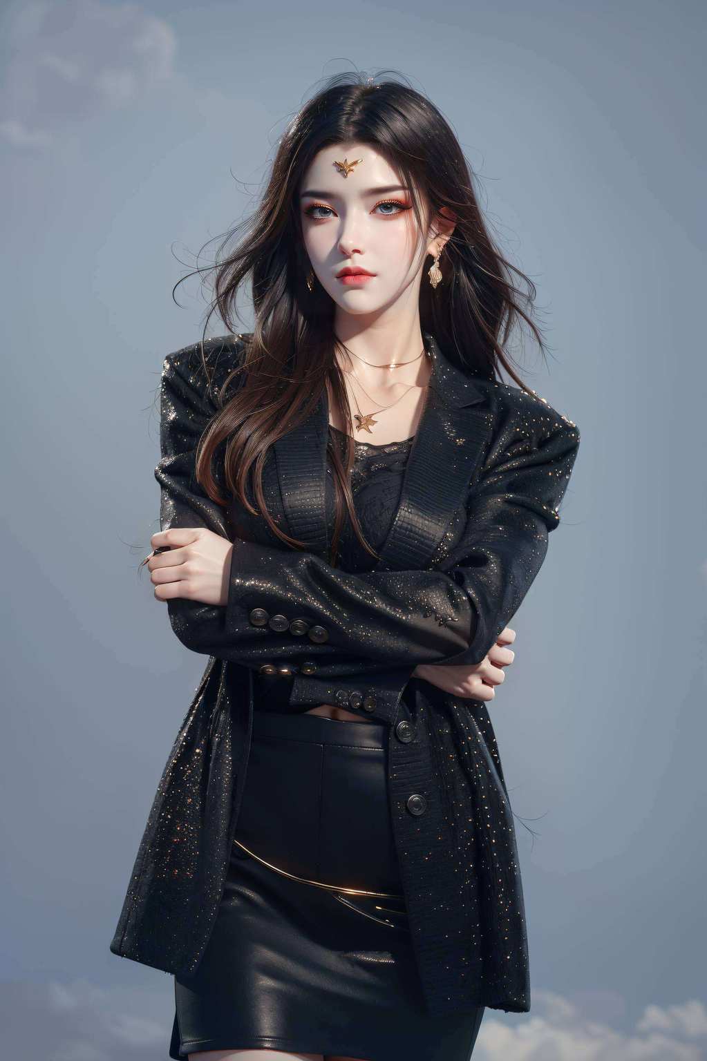 美杜莎同人壁纸如同一幅流动的画卷每一次凝视
