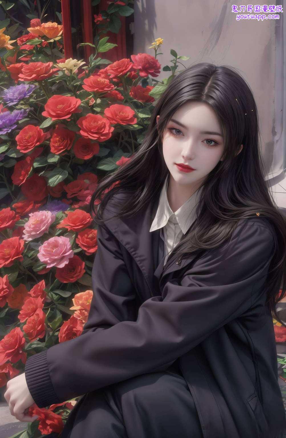是玄幻中的冷艳女神七彩吞天蟒的神秘力量环绕四周