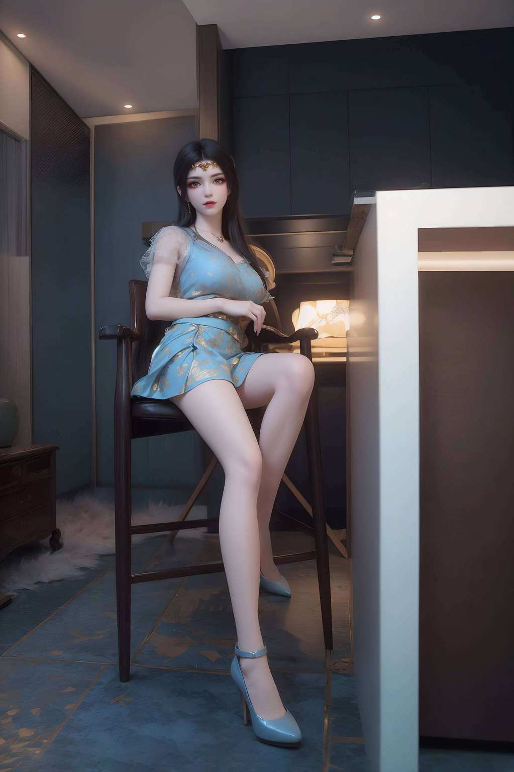 彩鳞熠熠以其七彩吞天蟒的威严
