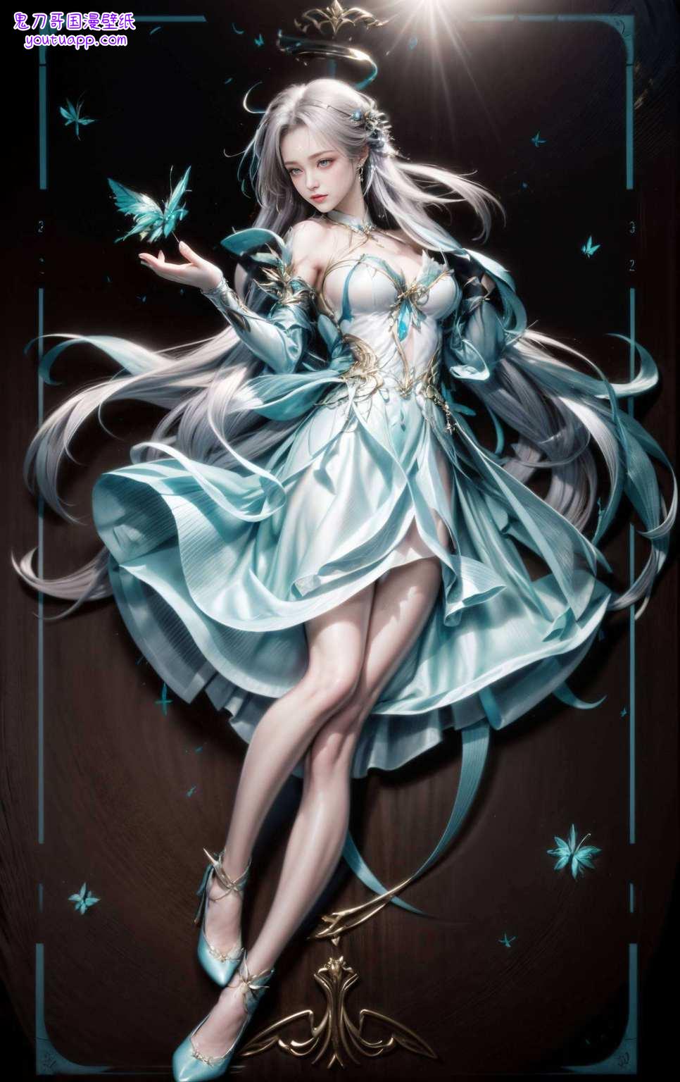 萧薰儿那婉约身影犹如春风拂过动漫美女的灵动