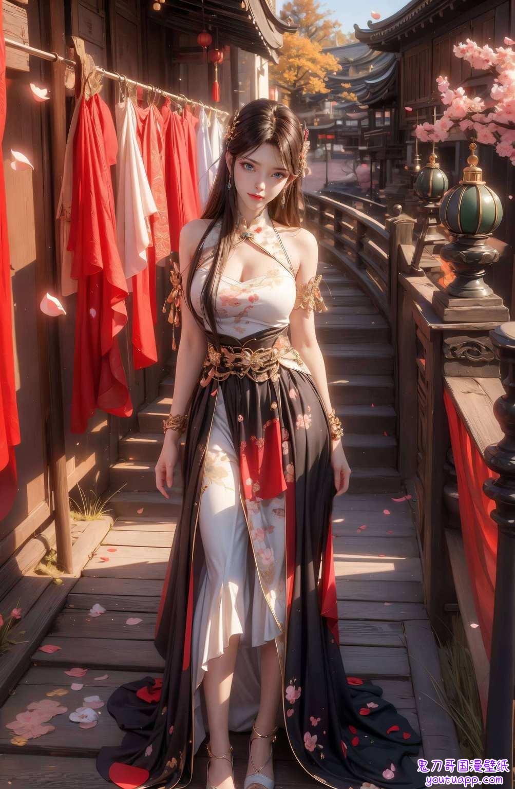 她是国漫中的女神她的倩影