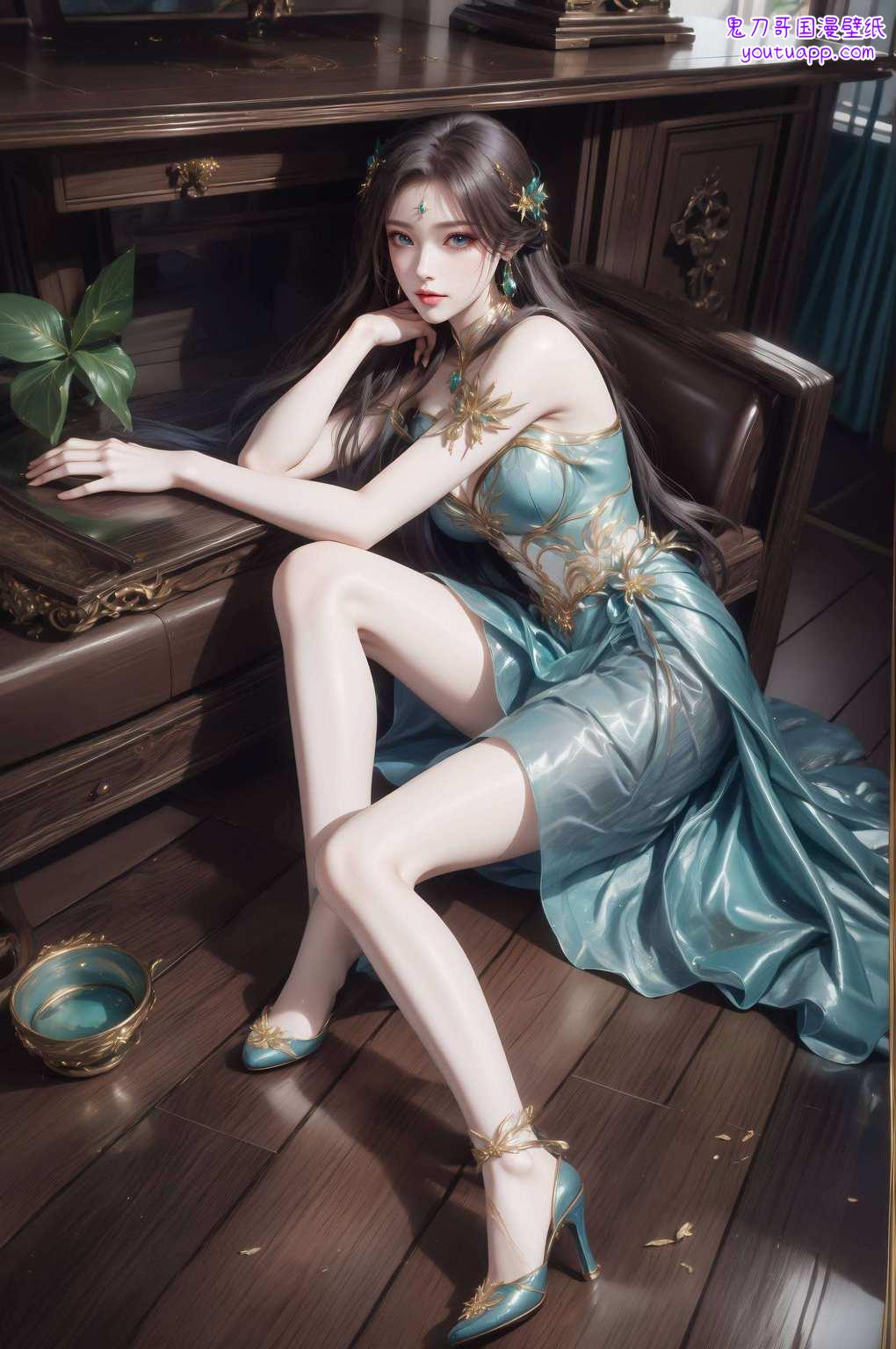动漫美女传,壁画绘芳华古族千金艳,斗破苍穹志