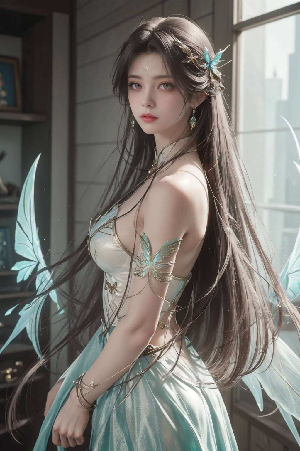 仿佛从国漫中走出来绝绝子！熏儿女神的美貌和神秘感