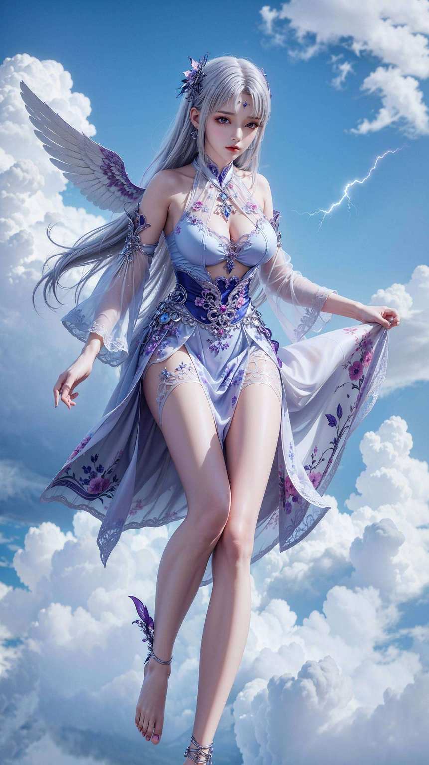 一旦壁纸上了她的身影IPad瞬间变成玄幻世界的窗口