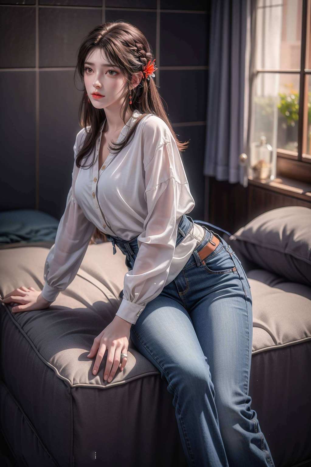 美女如云斗破苍穹画卷中