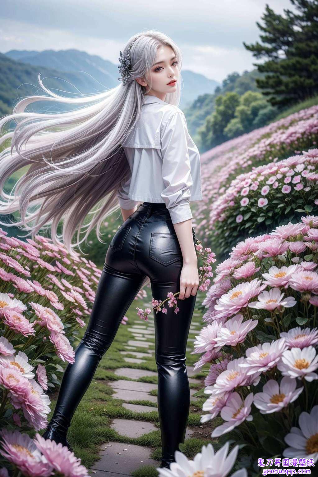 让你的手机瞬间变身玄幻世界的美女守护者！🎉🌟AIGC极简壁纸来一套！小医仙高清壁纸