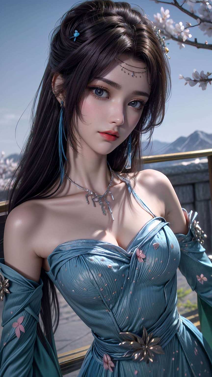 她身着白衣每一次舞动都是对玄幻世界的深情告白
