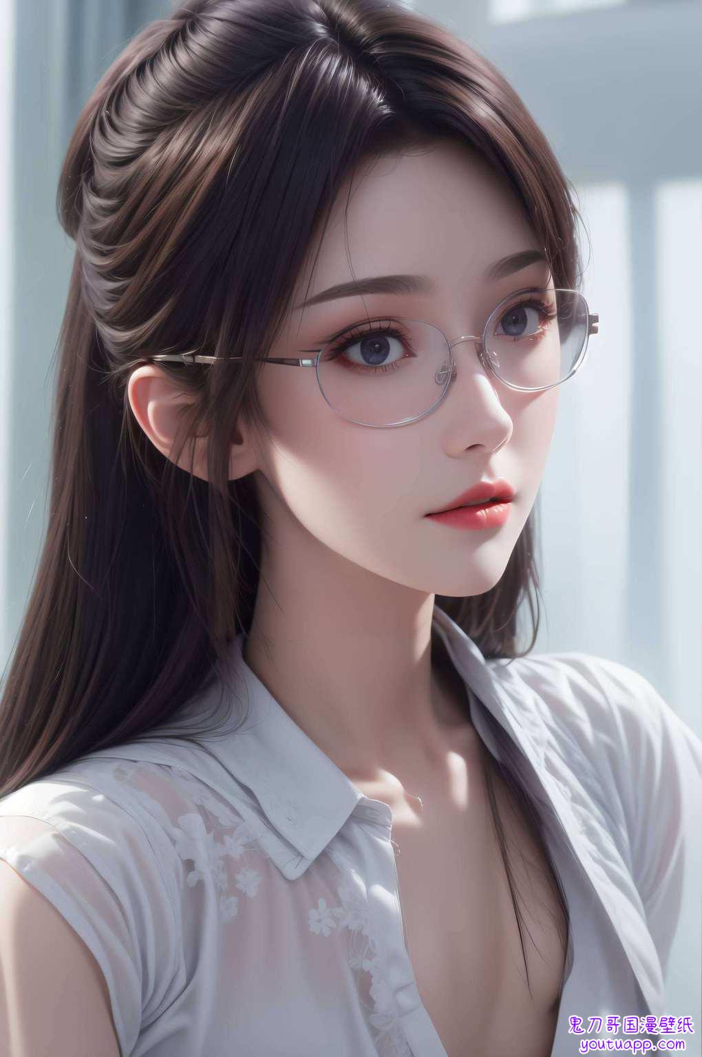 嘻嘻直接把iPad都电得发光啦！国漫女神？她可是其中的佼佼者！别看她在动漫里严肃