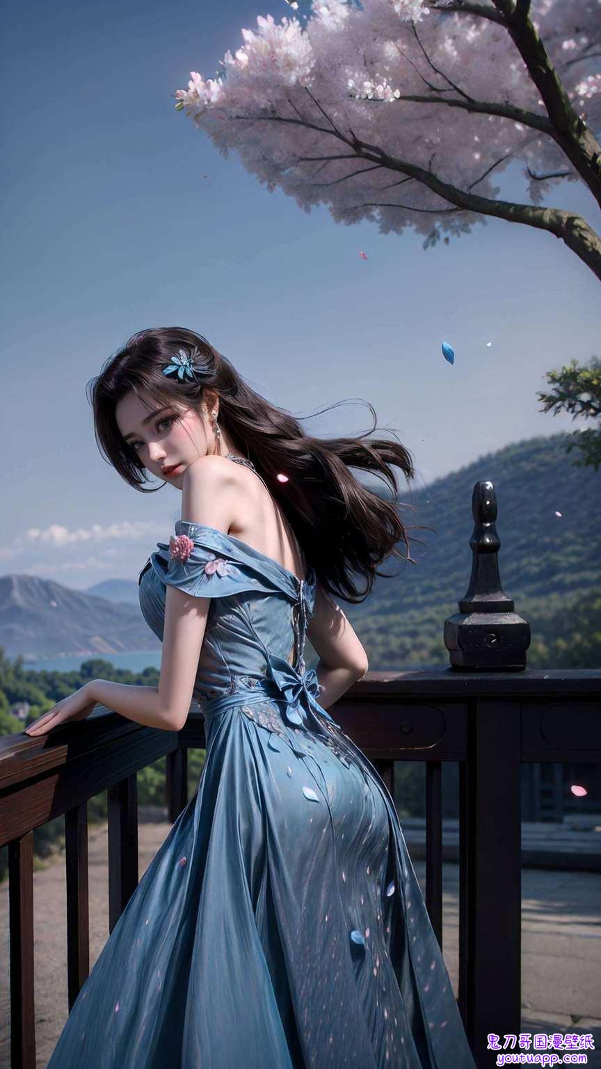 她是那抹最动人的色彩不仅是动漫美女的化身