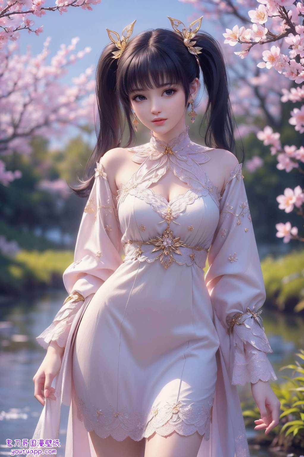 都是对国漫女神的一次致敬犹如玄幻中的精灵