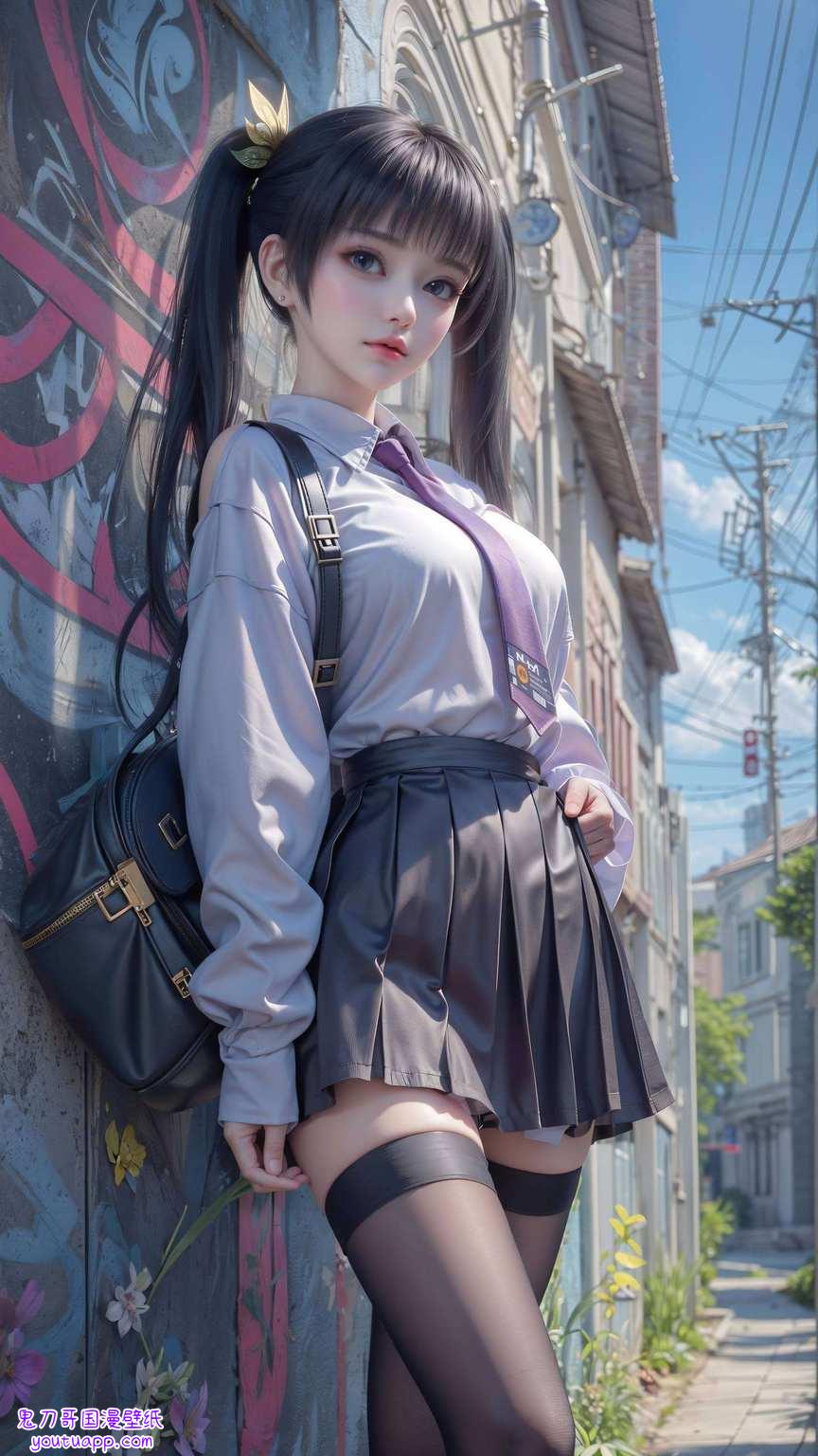 在这国漫女神的映衬下感受人生的绚烂多彩