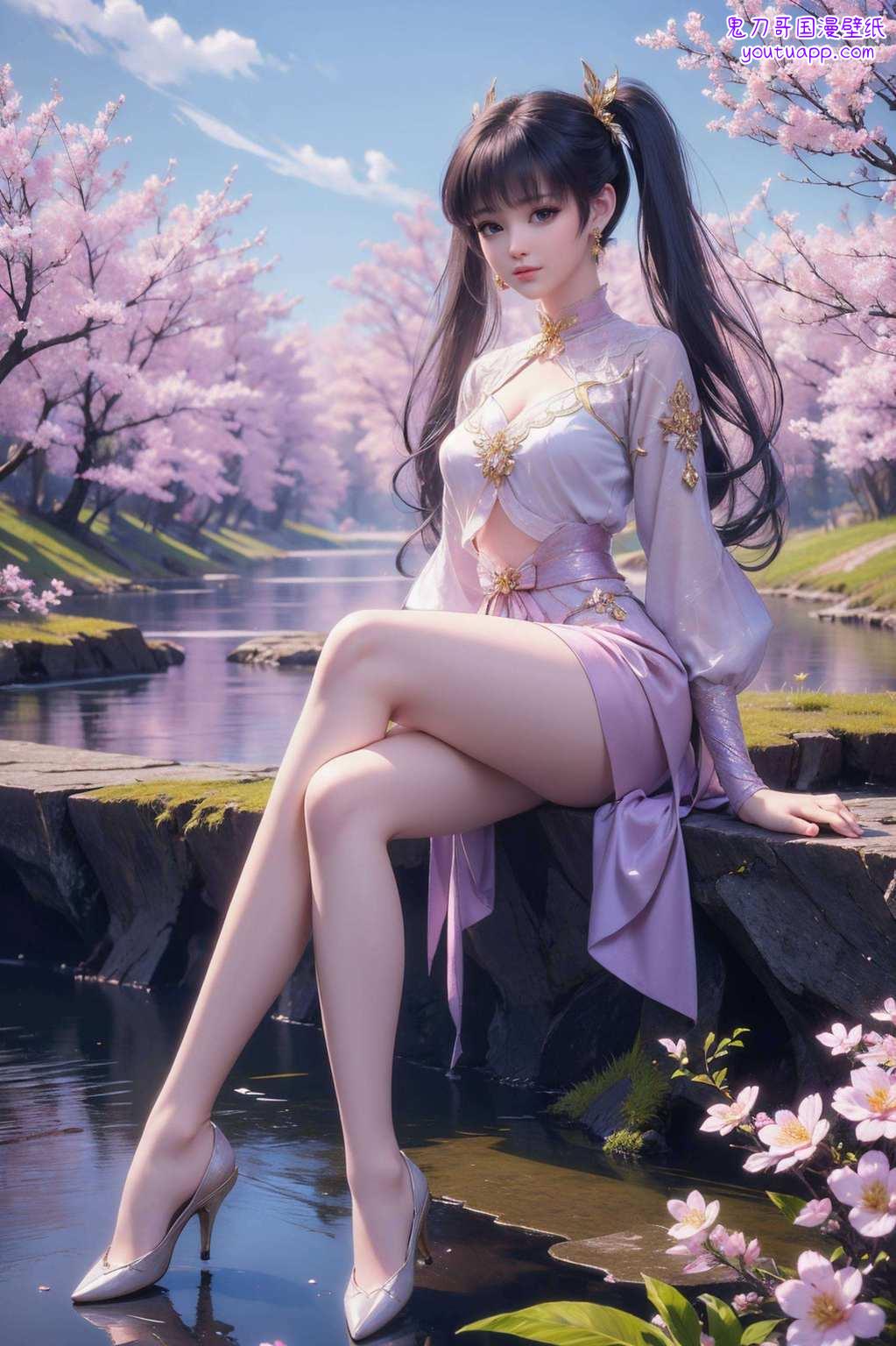 此壁纸也紫妍者