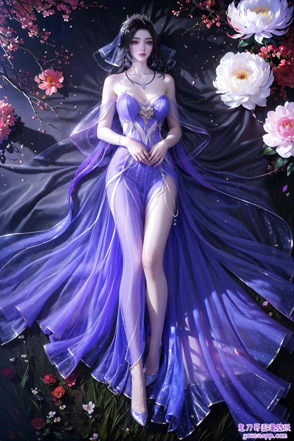 这美丽的国漫女神这是凡人修仙传里的紫灵壁纸AI真人版