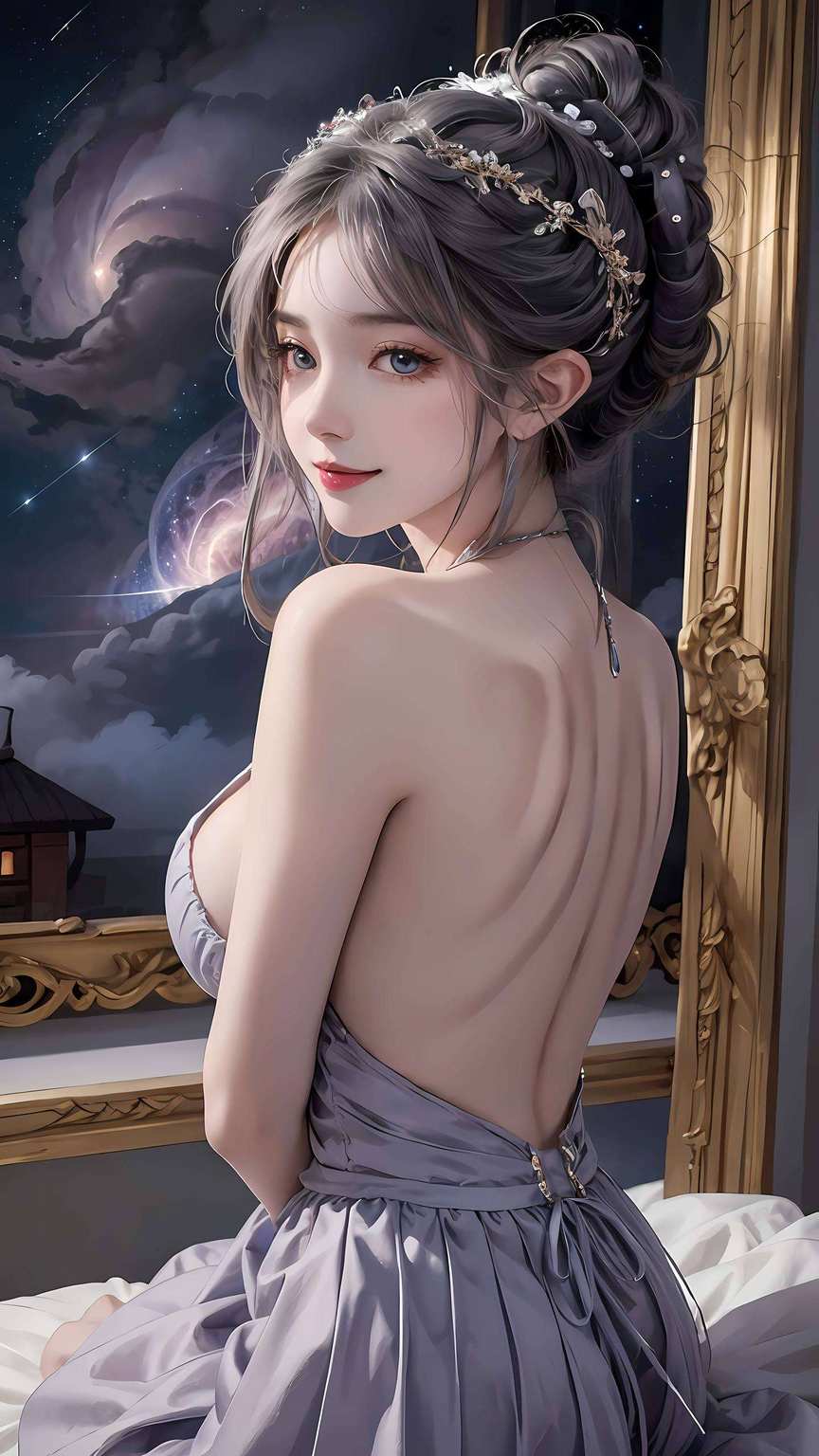 那位国漫中的绝世美女如同玄幻世界中的传说