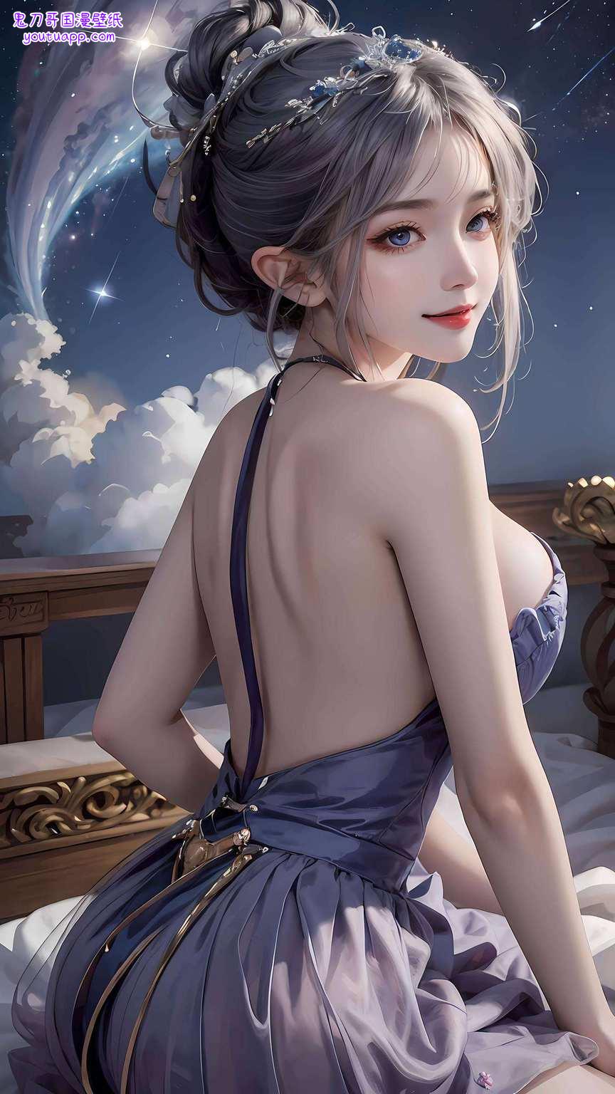 鬼刀壁纸间显其冰肌玉骨